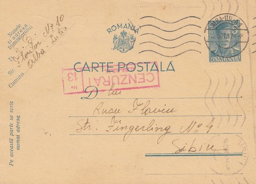 Romania 1942 alba iulia a - romania:,