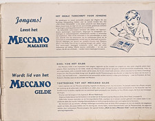 MECCANO antico manuale in