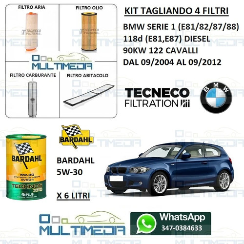 Kit tagliando filtri - tagliando, 4