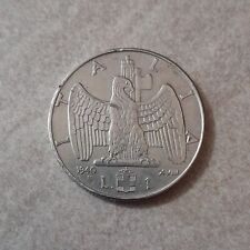 monete regno lire una impero 1940 ottima conservazione