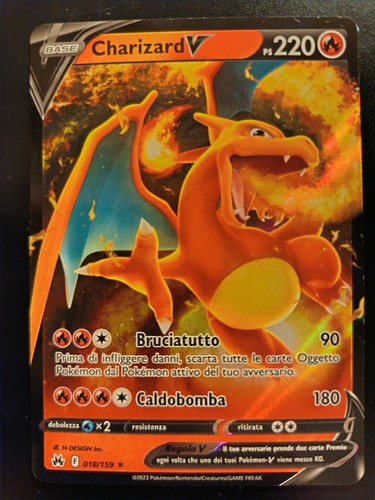 Carta pokemon charizard - charizard, v