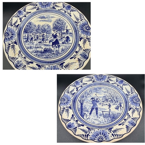 Coppia piatti vintage - , blu