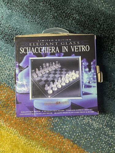 Scacchiera vetro marco polo - vetro,