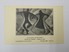 Cartolina dell’illustratore Thayaht  Charleston Ritmo di danza