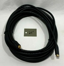 TESTATO (1) Cavo S-Video 25 piedi placcato oro (TV DVD VCR SAT RCVR CAM PC/TV Card)