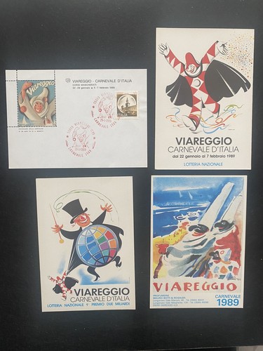 Lotto carnevale viareggio 1989 - carnevale,