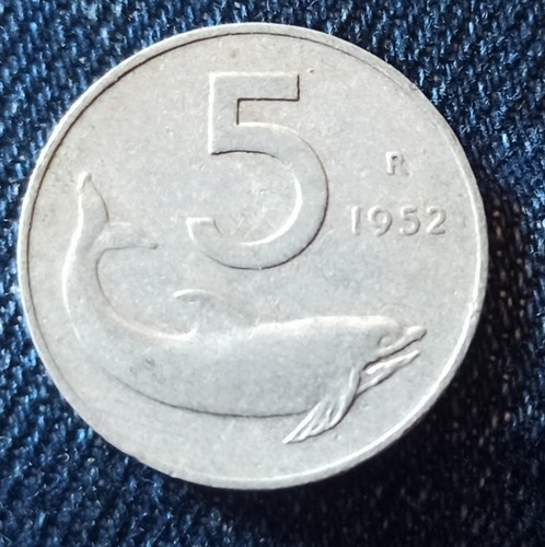 Moneta lire 1952 - 1952, rarissima!