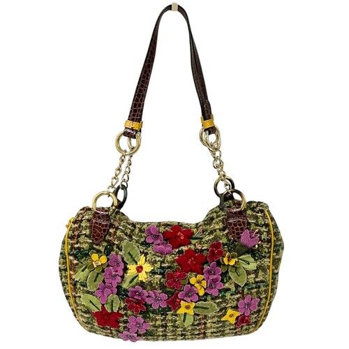 Borsa mano etro tweed - borsa,