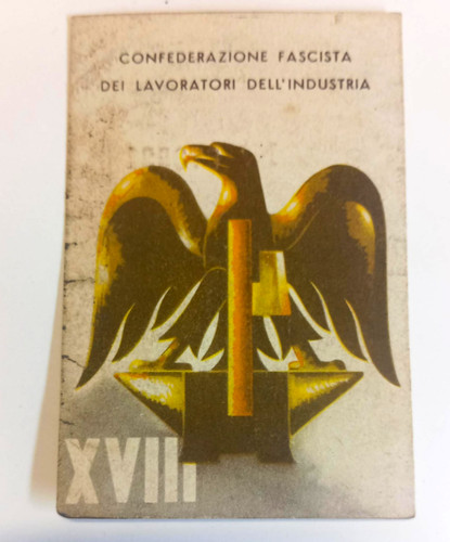 1940 tessera confederazione - 1940,