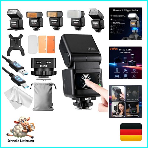 Godox it32 ttl flash per - flash,