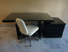 Tavolo scrivania cassettiera Orseolo design Carlo Scarpa 70' per Simon Gavina