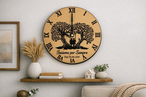 Orologio artigianale parete - da,