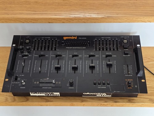 Gemini pmx 2000 - gemini, mixer