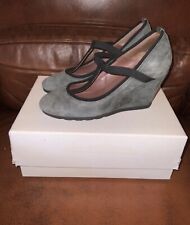 Scarpe da donna Keys, con zeppa, colore grigio, Scamosciato, tg. 35 IT