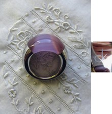 ANELLO ARGENTO - PIETRA VIOLA