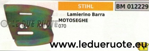 Lamierino barra motosega - lamierino,