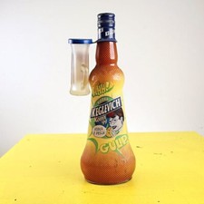 bottiglia vodka alla pesca keglevich vintage da collezione con bicchiere orig...