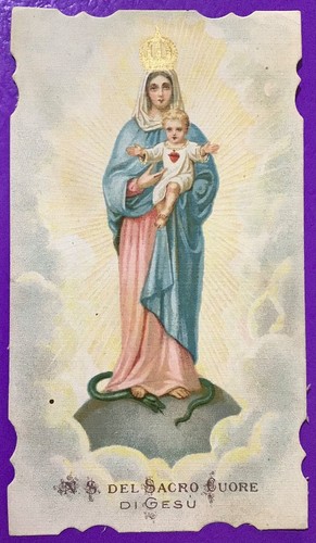 Santino holy card - holy, nostra