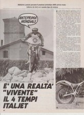 PUBBLICITA' MOTO ITALJET NEWS TRIAL 4 TEMPI NEWS PIUMA 1982 MOTOITALIANE EPOCA