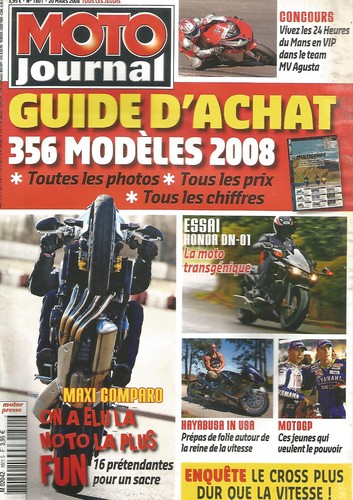 Moto journal 1801 honda - journal, n°1801