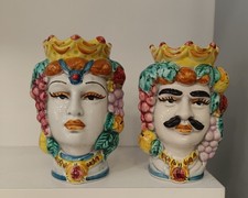 Coppia Teste di Moro originali