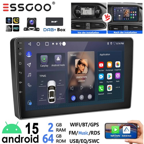 Autoradio dab 64g per fiat - autoradio,