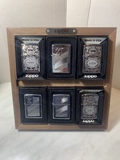 ZIPPO ESPOSITORE BACHECA 6 POSTI PER MODELLO NORMALE MAI USATI NUOVI EXPO -TS6