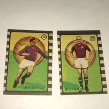 CALCIO EDIZIONI CICOGNA-FIGURINE DI BADIALI (105) E ELIANI (117)DELLA FIORENTINA