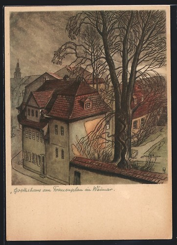 Weimar turingia goethehaus - weimar, /