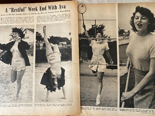 Ava gardner ritaglio vintage - ava, gardner,
