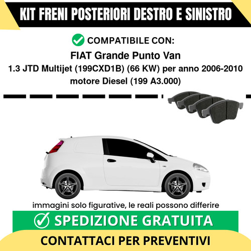 Pastiglie freno posteriori - pastiglie,