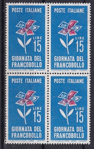 Italia 1963 quartina - quartina, n.