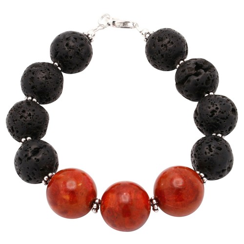 Bracciale korale corallo - bracciale, in