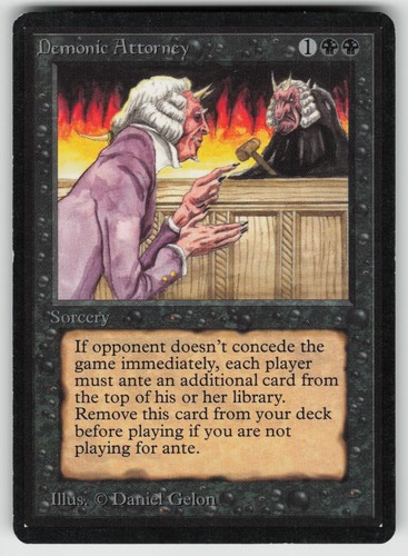 Demonic attorney edizione - attorney, beta