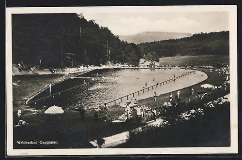 Cartolina gaggenau waldseebad - gaggenau,,