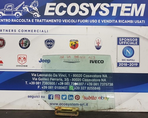 Vetro scendente posteriore - vetro,
