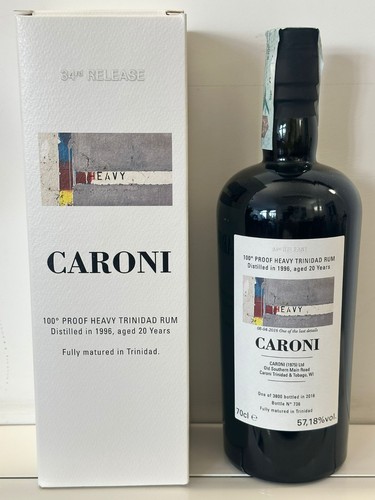 Rum caroni 1996 - rum, years