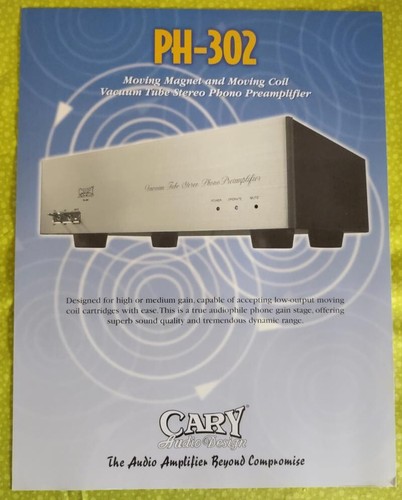 Cary audio 302 - cary, ph-302