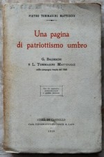 Tommasini Mattiucci Pietro: UNA PAGINA DI PATRIOTTISMO UMBRO. G. BALDESCHI E ...