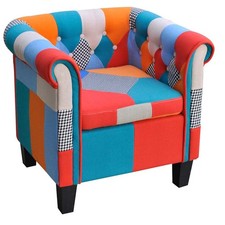 Poltrona con Design Patchwork