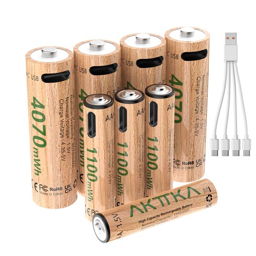 Akttka batterie ricaricabili - akttka,