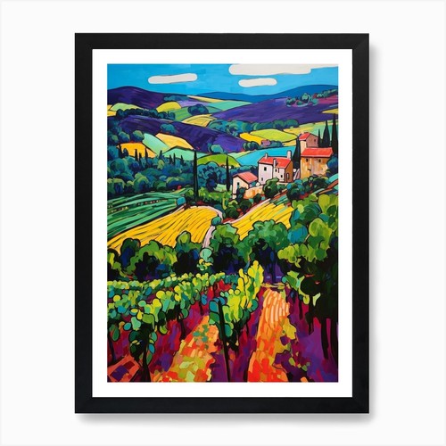 Quadro montalcino italia - quadro,