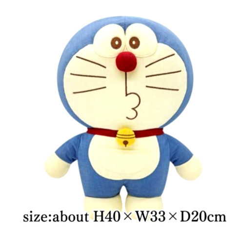 Peluche grande doraemon tweed - doraemon,