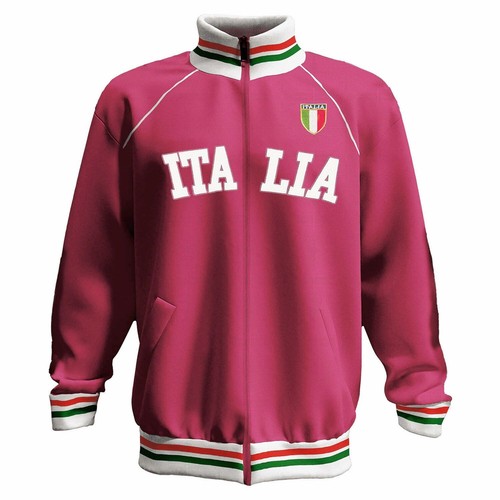 Felpa italia con - con, zip