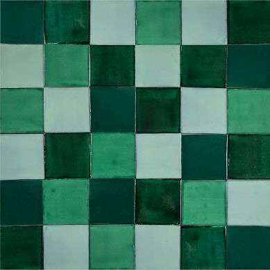 Set verde piastrelle - di,