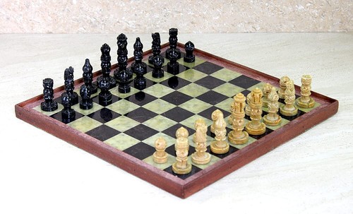 Scacchiera pietra gioco da - in,
