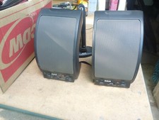 RCA Black Wireless Speaker System WSP150 for Parts or Repair Good Speakers