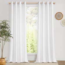 Rideaux Voilage Blanc Effet