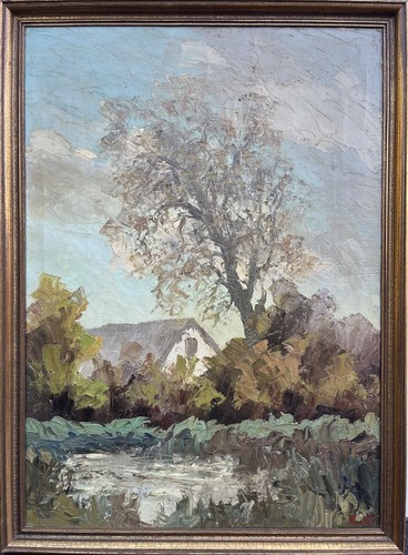 Impressionista paesaggio con - impressionista,