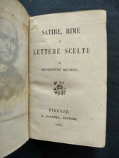 SATIRE E RIME E LETTERE SCELTE